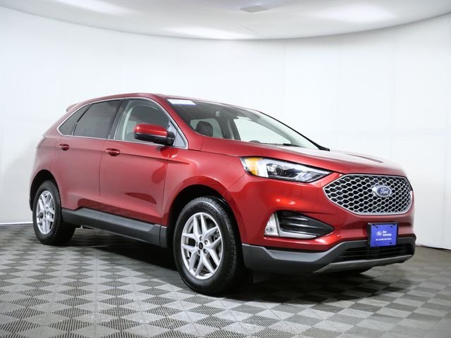 Certified Used 2023 Red Ford SEL image 1