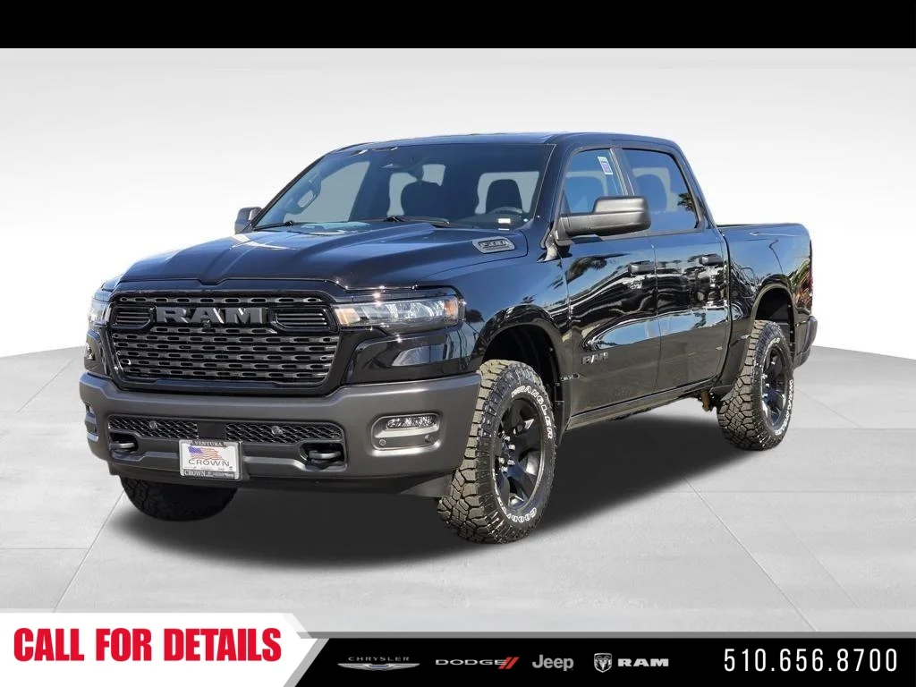 New 2026 Diamond Black Crystal Pearl-Coat Exterior Paint RAM Warlock image 1