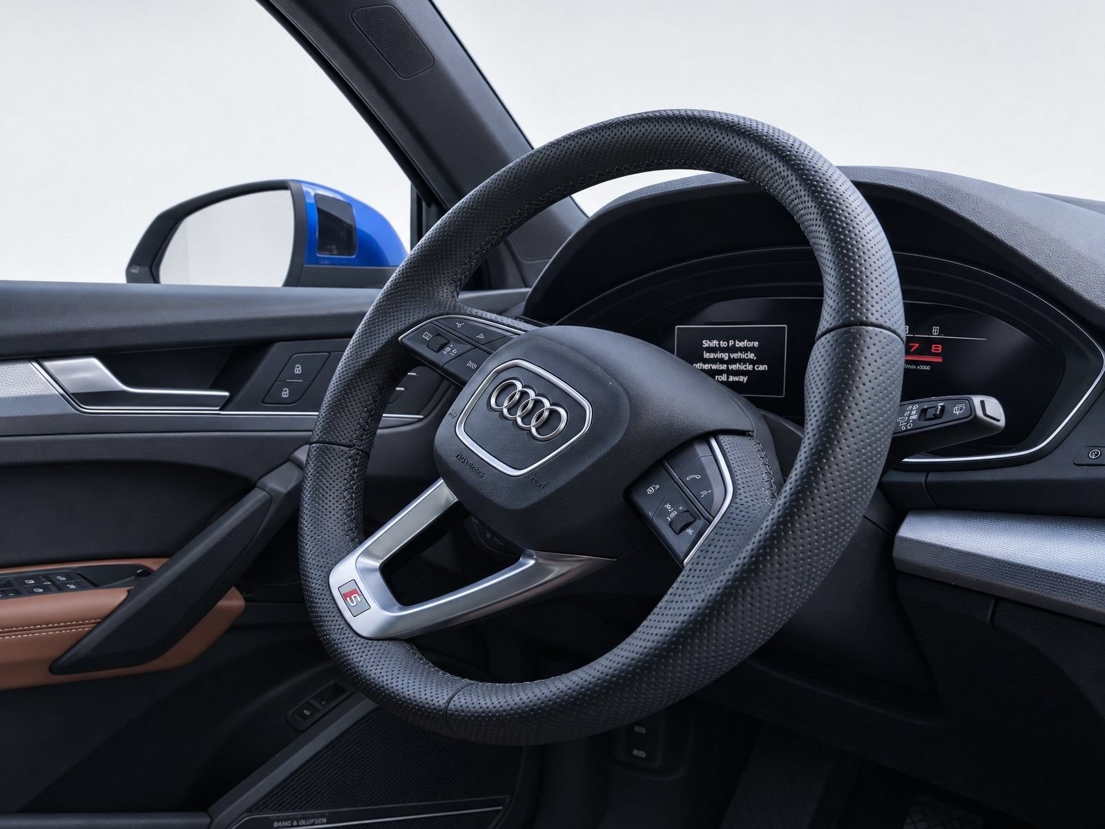 Certified Used 2024 Blue Audi 45 S line Premium image 24