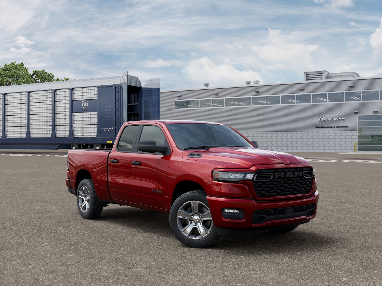 New 2026 Molten Red Pearl-Coat Exterior Paint RAM Express image 4