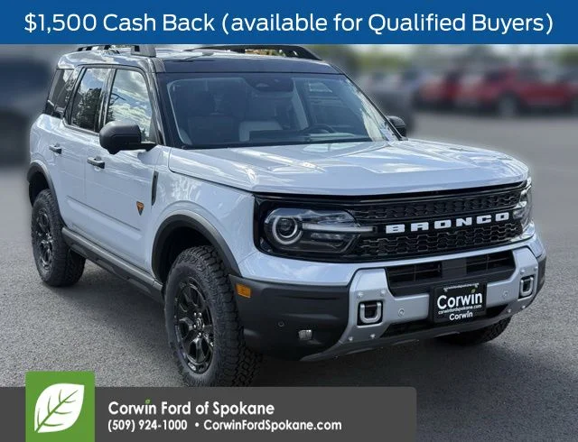 New 2026 Space White Metallic Ford Badlands image 1