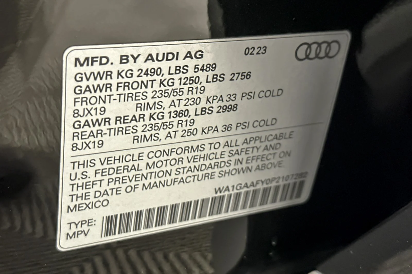 Used 2023 Mythos Black Metallic Audi S line Premium 45 TFSI quattro image 25