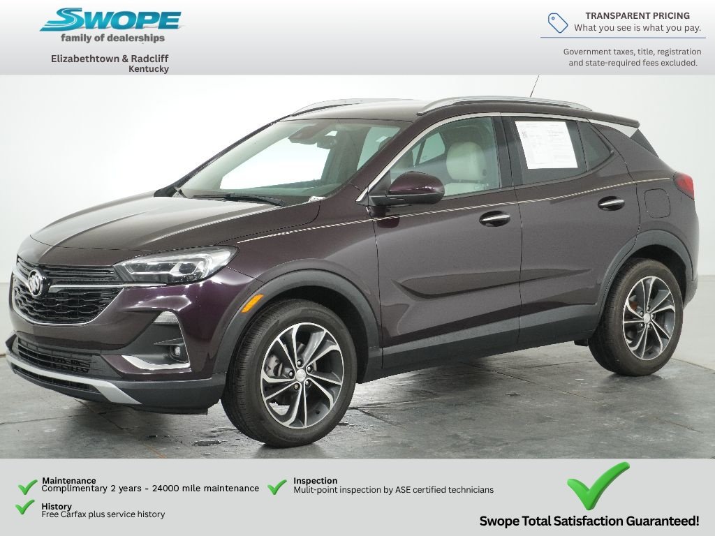 Used 2021 Black Currant Metallic Buick Essence image 7