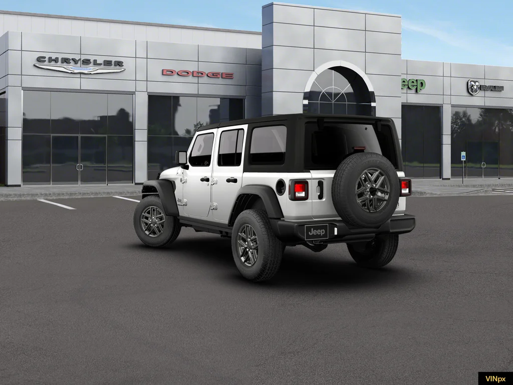 New 2026 Bright White Clear-Coat Exterior Paint Jeep Sport image 4