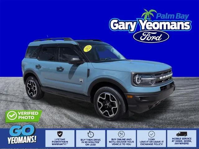 Certified Used 2022 Blue Metallic Ford Big Bend image 1