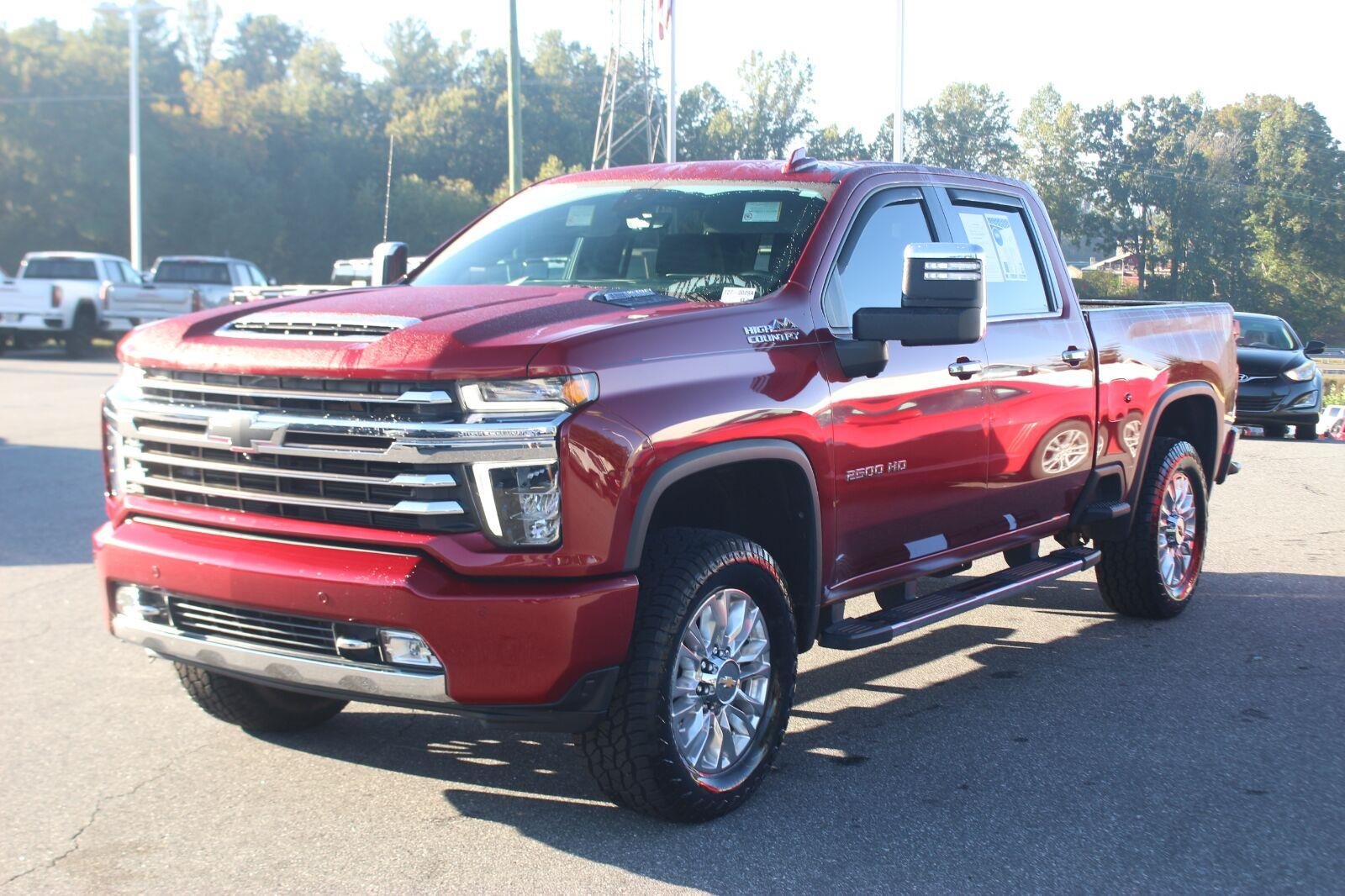 Used 2022 CHERRY RED TINTCOAT Chevrolet High Country image 3