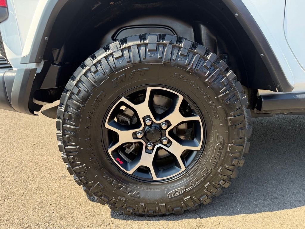 Used 2023 Bright White Clearcoat Jeep Rubicon image 10