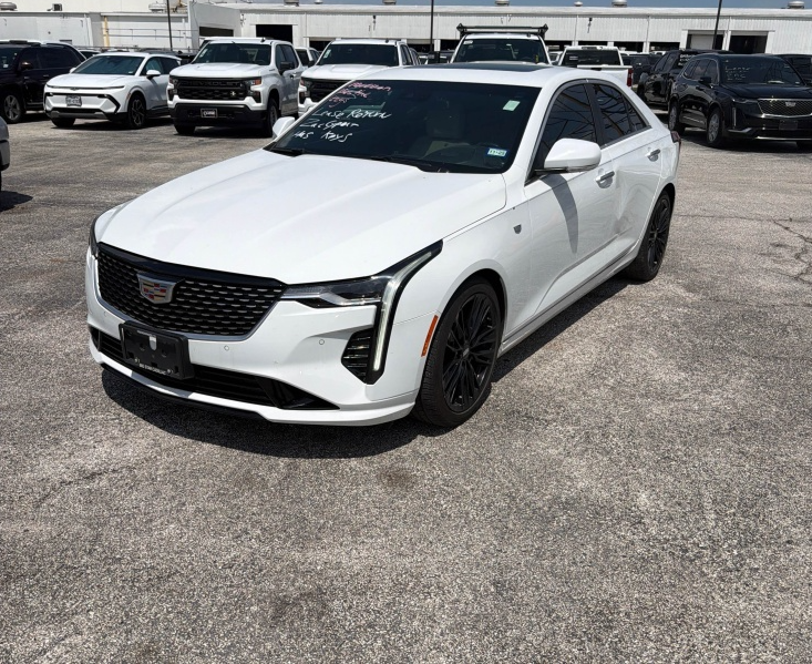 Used 2024 White Cadillac Premium Luxury image 1