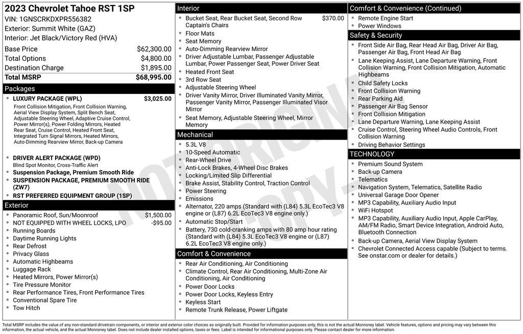 Used 2023 White Chevrolet RST image 2