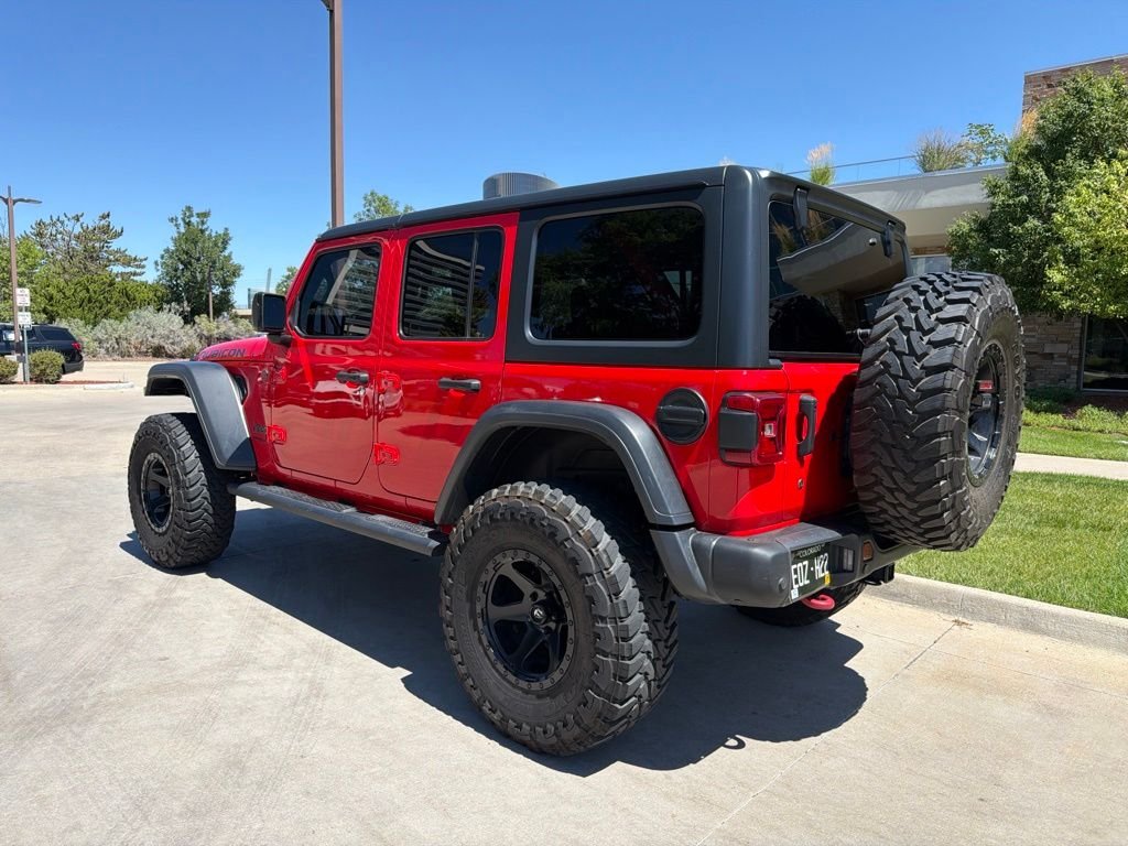 Used 2020 Red Jeep Unlimited Rubicon image 2