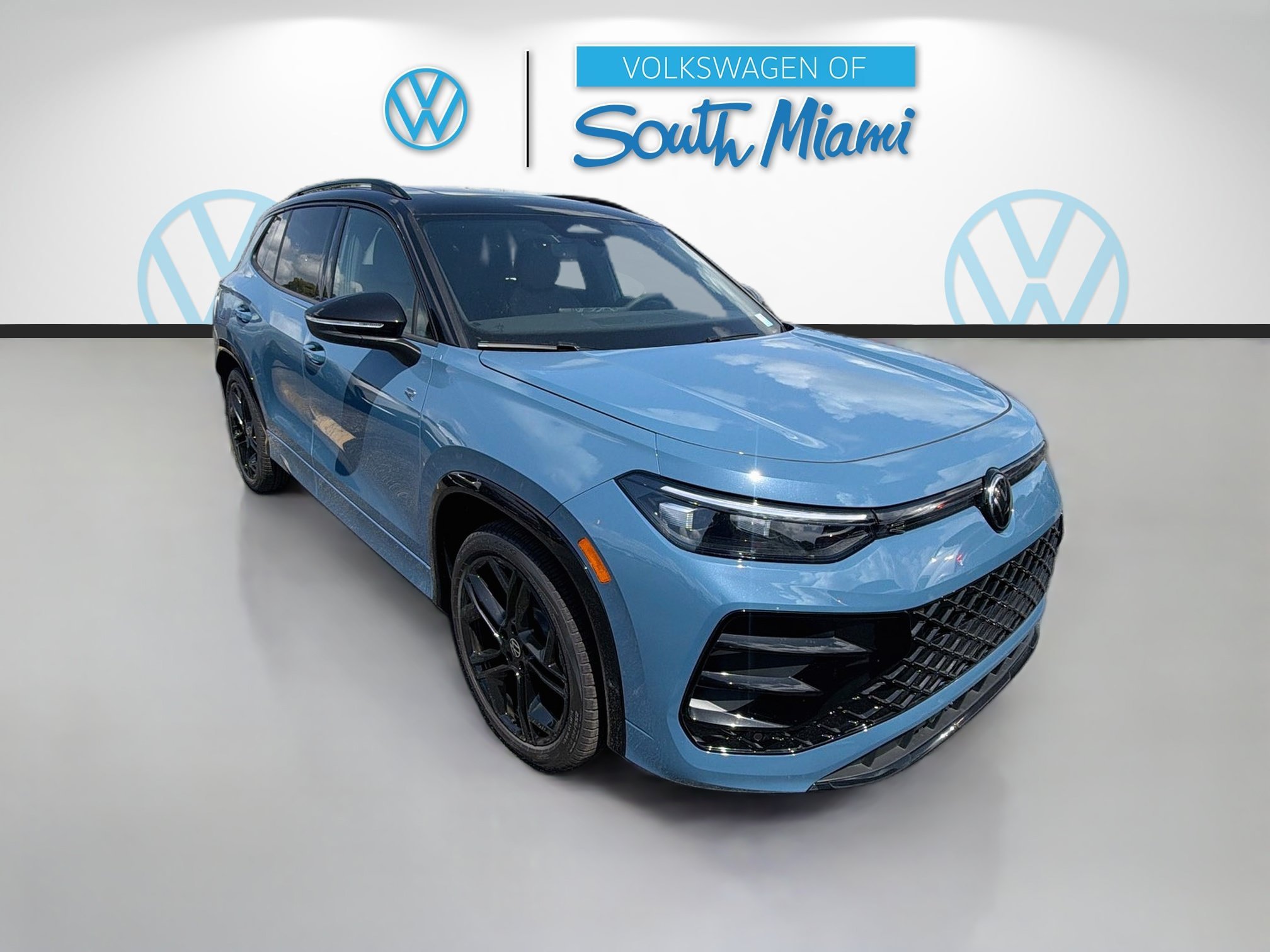 New 2026 Blue Volkswagen SE R-Line Black image 1