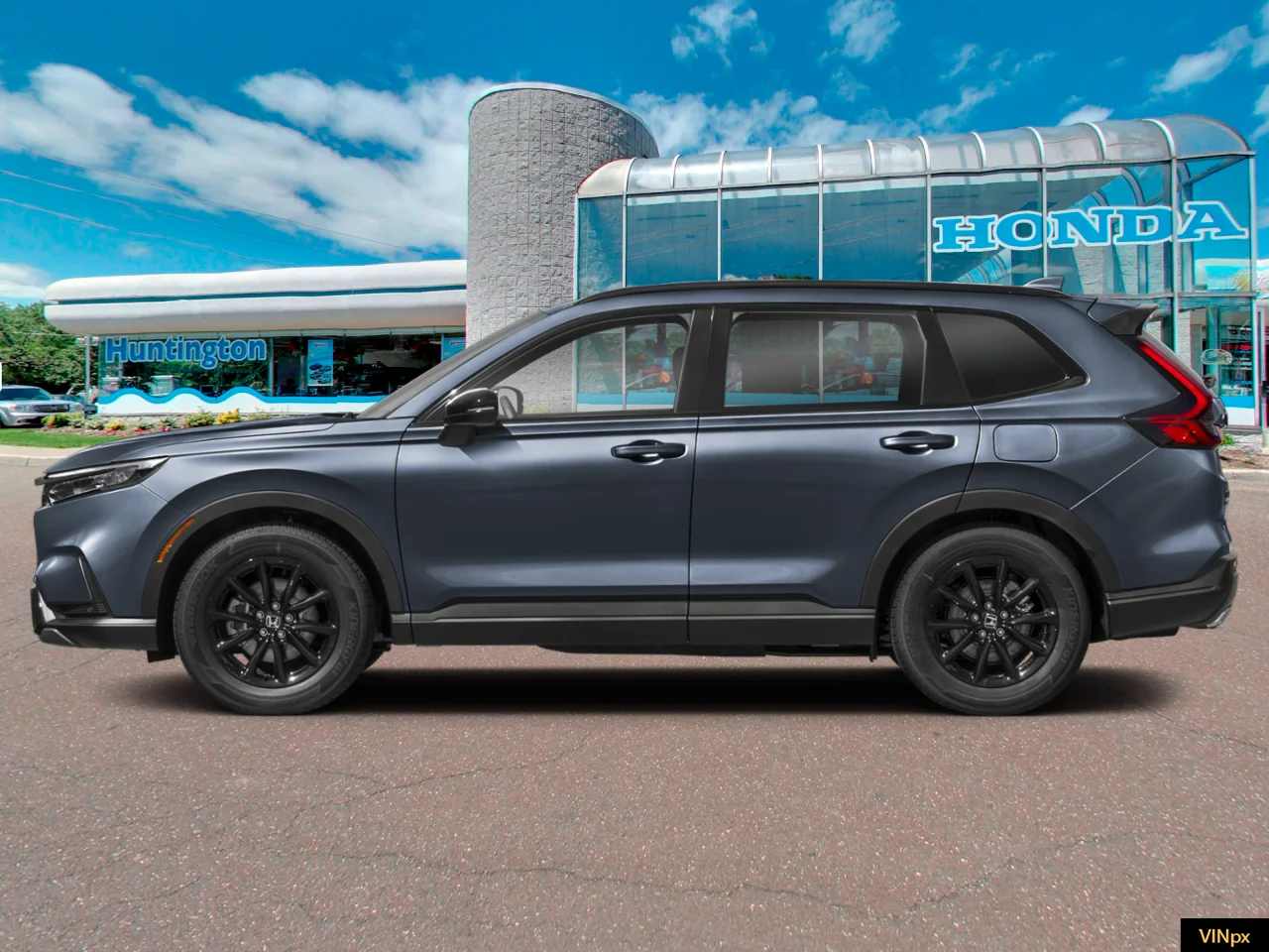 New 2026 Meteorite Gray Metallic Honda AWD Sport-L image 3