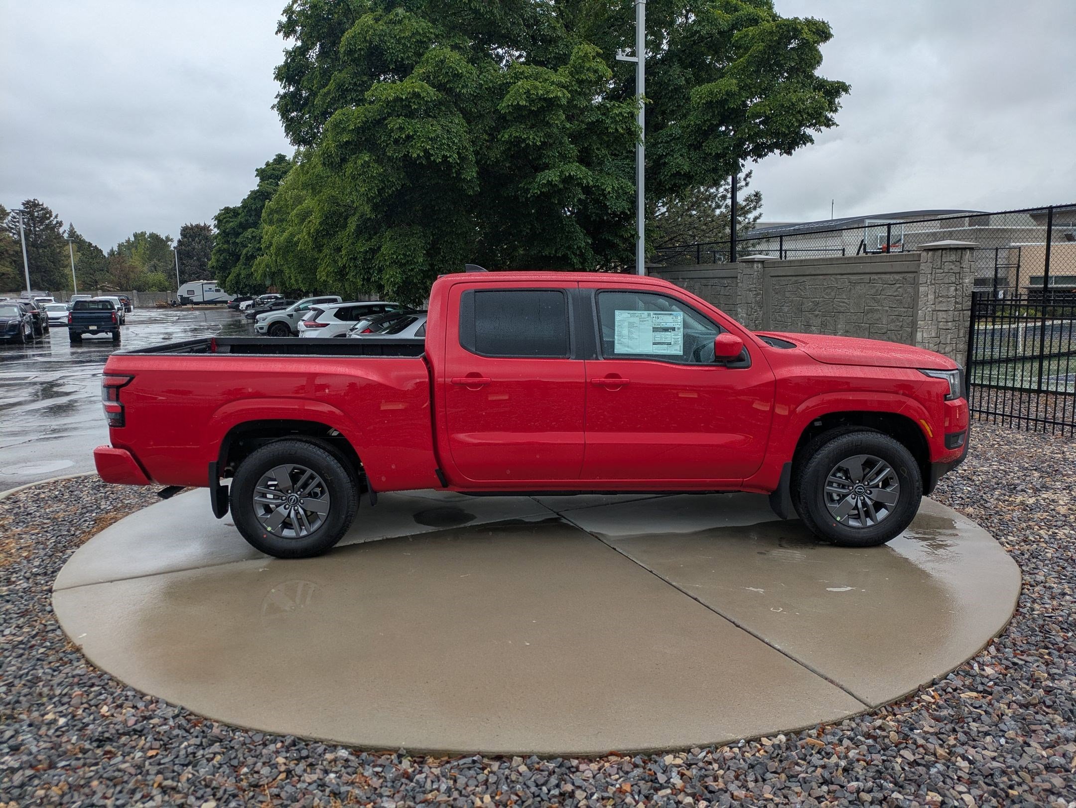 New 2026 Red Alert Nissan Crew Cab SV Long Bed image 2