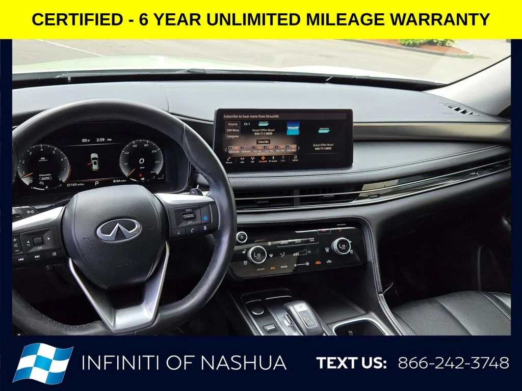 Certified Used 2023 White INFINITI LUXE image 11