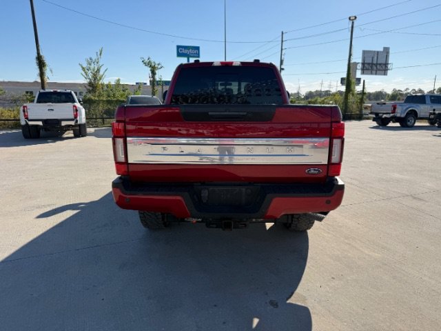 Used 2020 Red Ford Platinum image 4