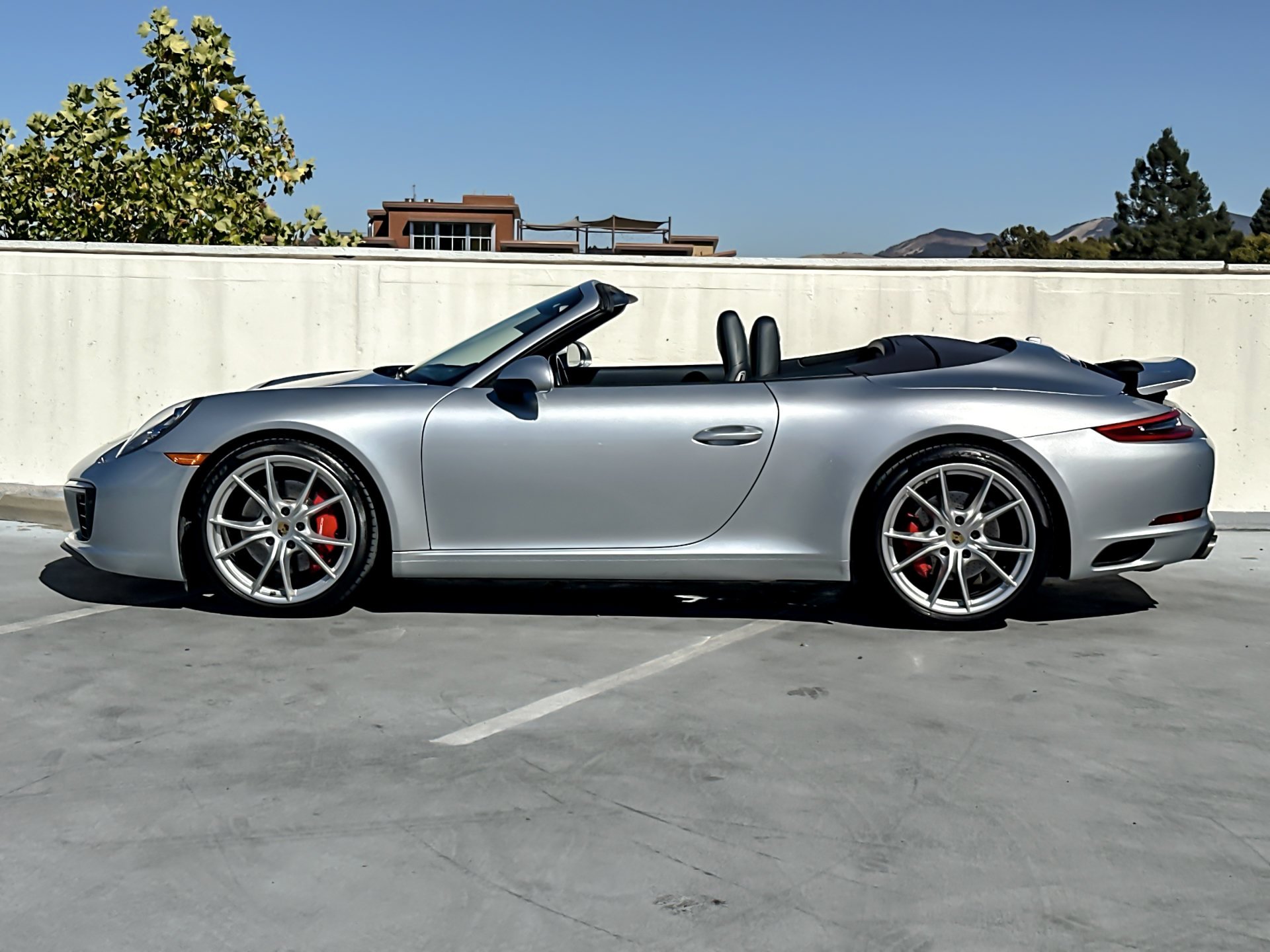 Certified Used 2017 Silver Porsche Carrera S Cabriolet image 3