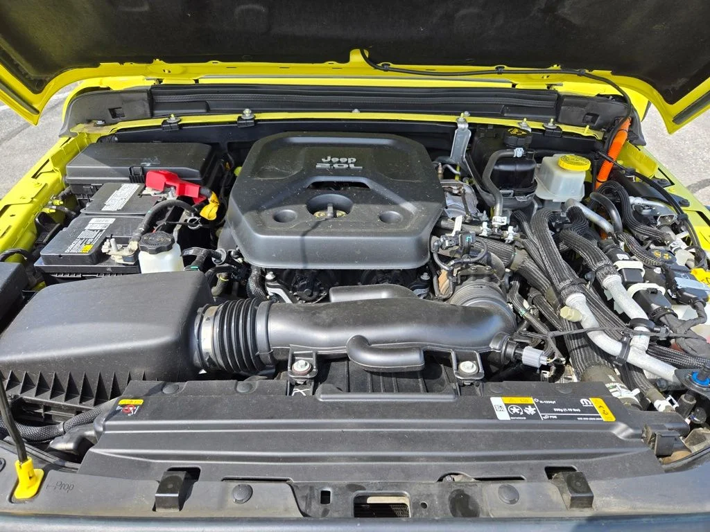 Used 2022 Yellow Jeep Unlimited Rubicon 4xe image 31