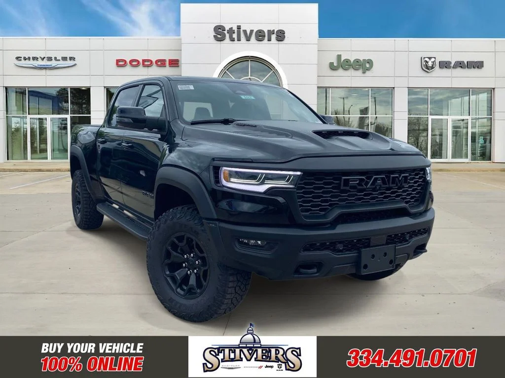 New 2026 Diamond Black Crystal Pearl-Coat Exterior Paint RAM RHO image 1
