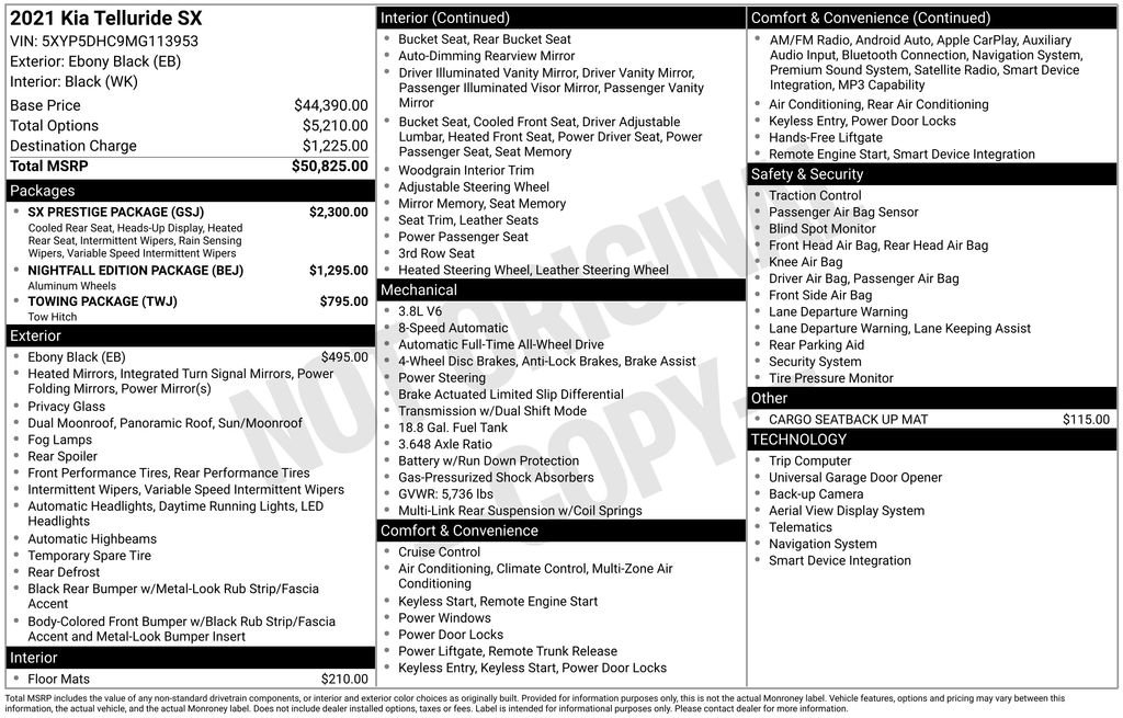 Used 2021 Black Kia SX image 12
