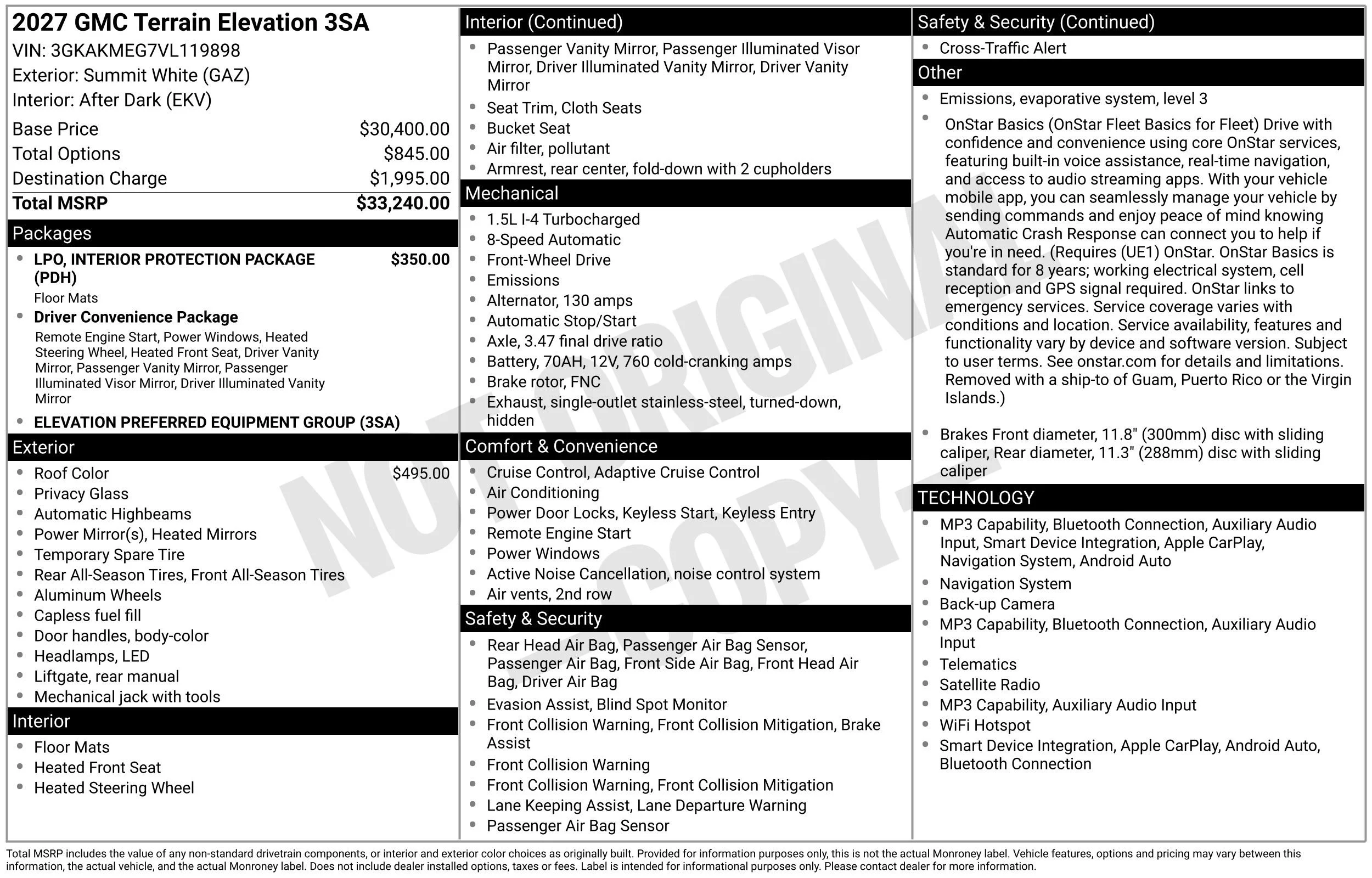 2027 GMC Terrain Elevation - Photo 39