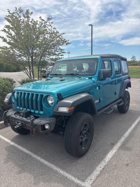 Used 2019 Jeep Wrangler Unlimited Sport with VIN 1C4HJXDG8KW603228 for sale in Crittenden, KY