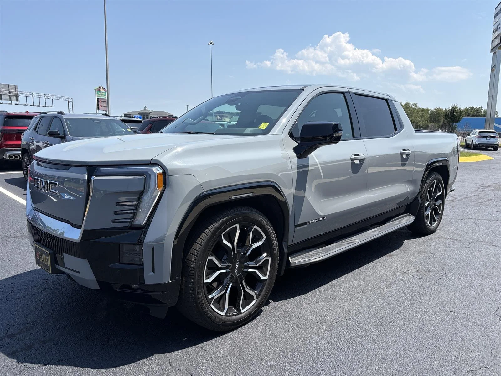 Used 2025 Thunderstorm Gray GMC Max Range Denali image 13