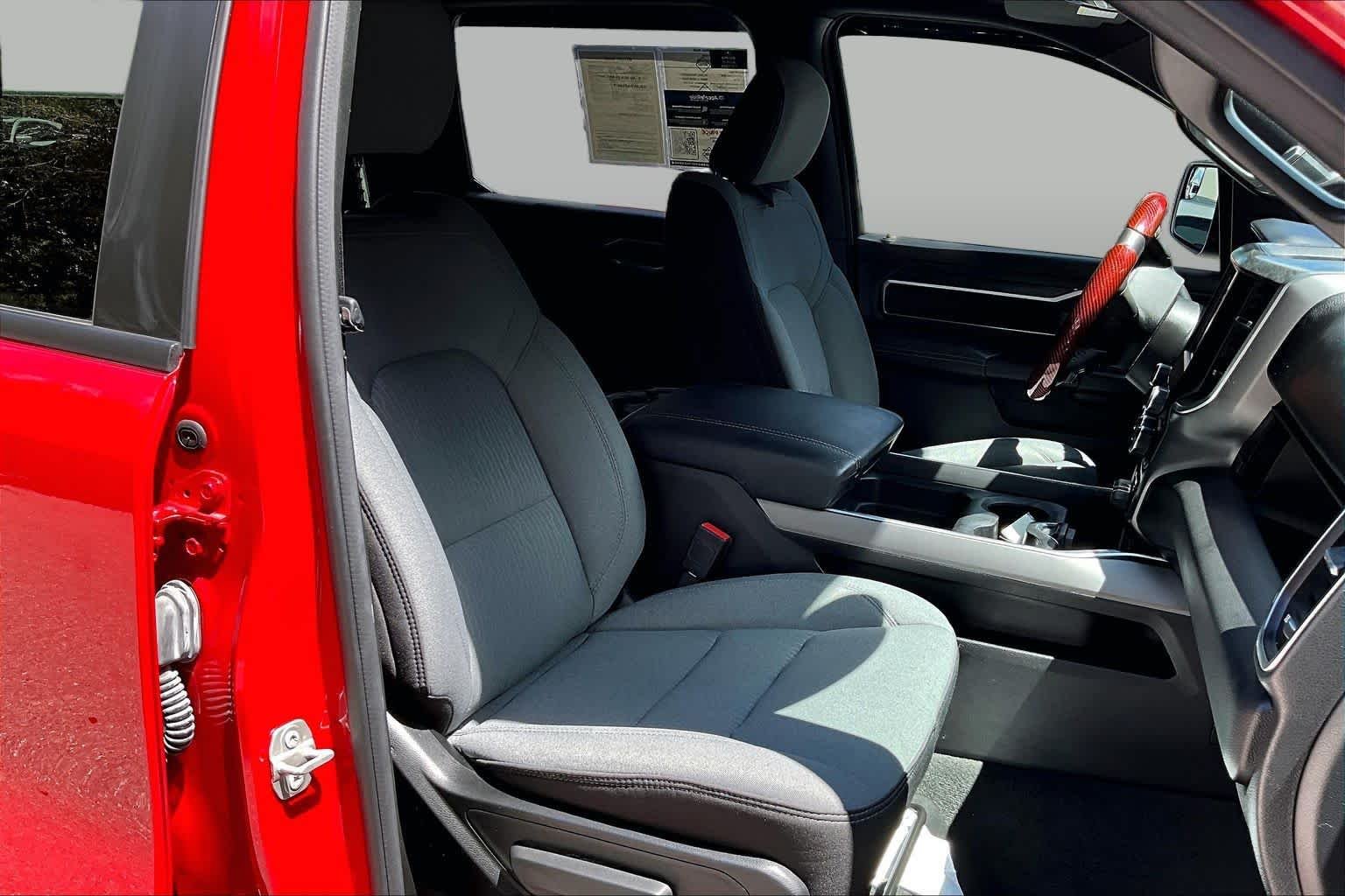 Used 2024 Flame Red Clearcoat Ram Big Horn image 9