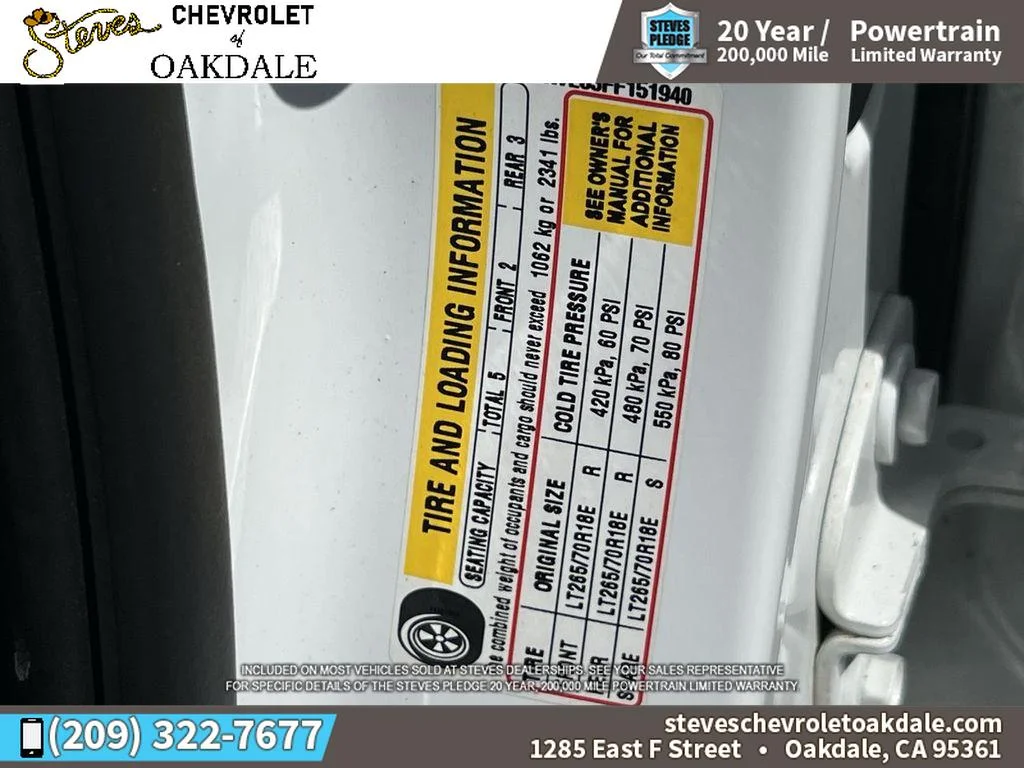 Certified Used 2015 SUMMIT WHITE Chevrolet LTZ image 36