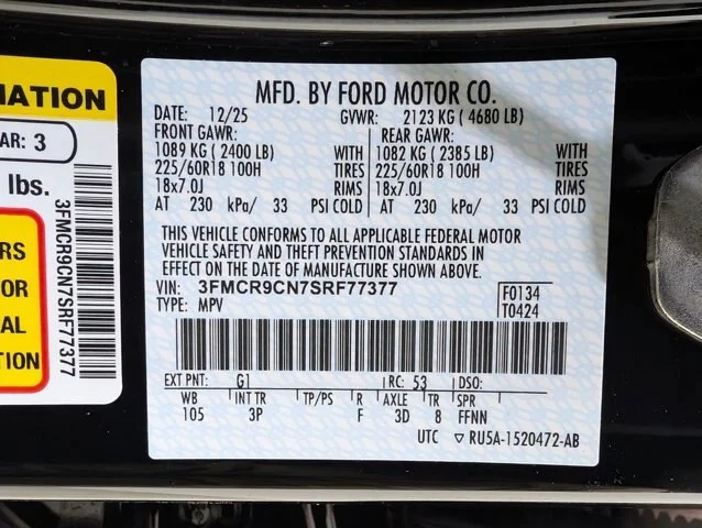 New 2025 Shadow Black Ford Outer Banks® image 21