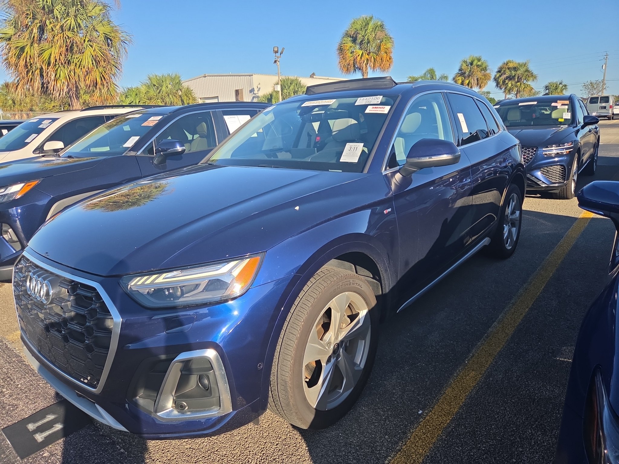 Used 2022 Navarra Blue Metallic Audi S line Prestige image 2