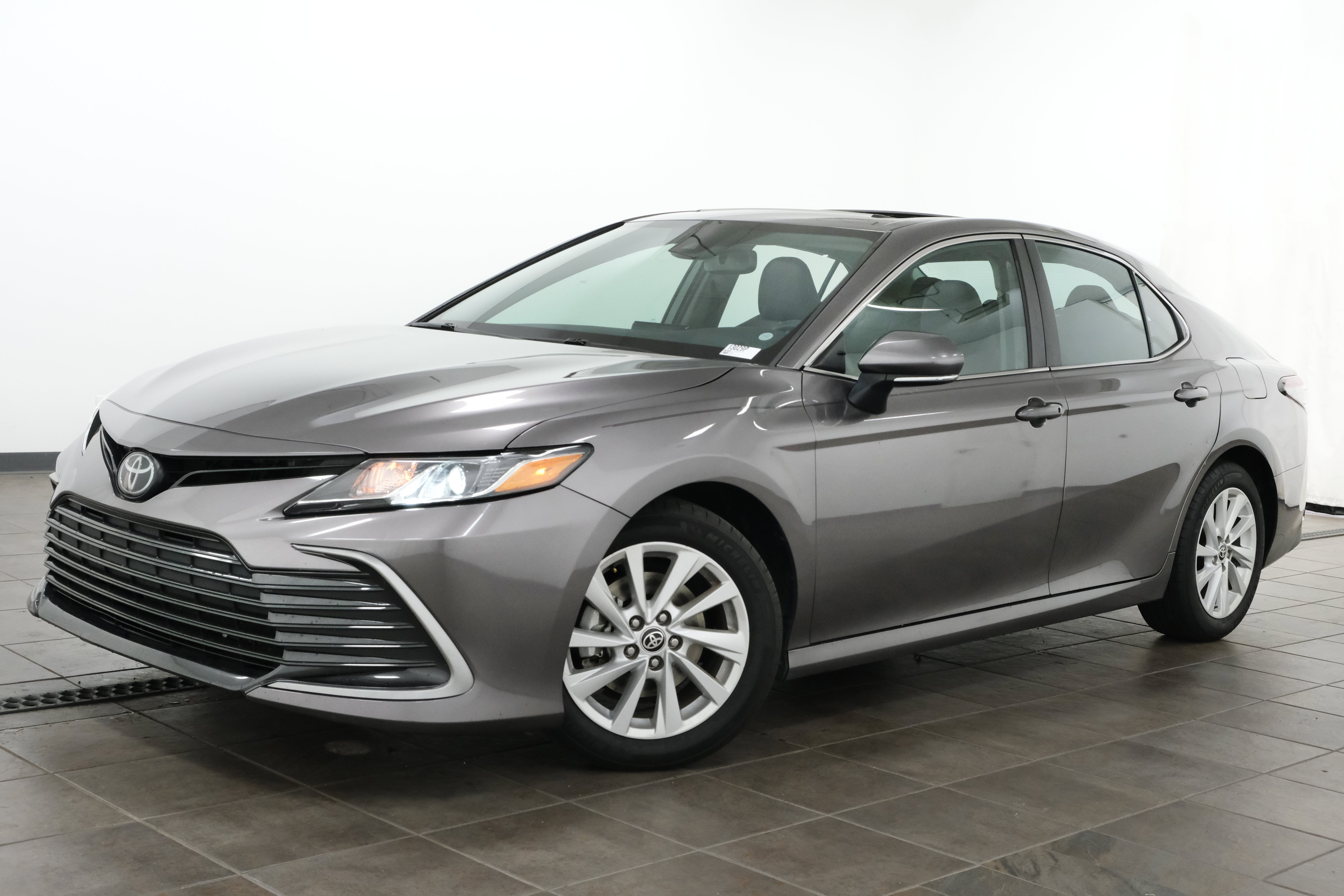 Certified Used 2024 Predawn Gray Mica Toyota LE image 2