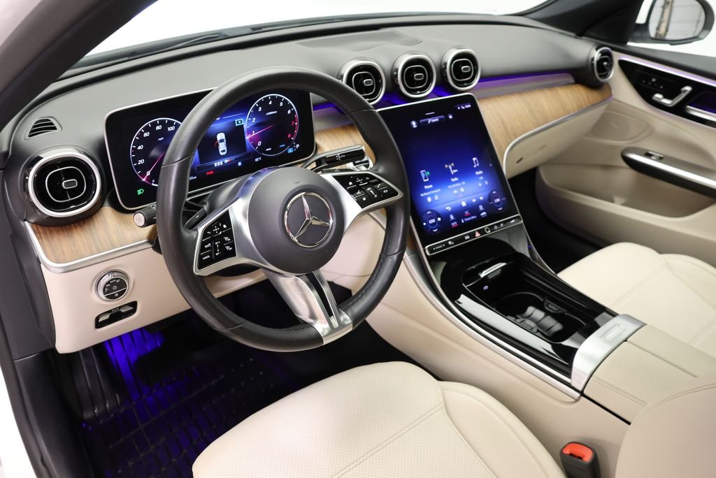 Certified Used 2023 Polar White Mercedes-Benz C 300 image 36