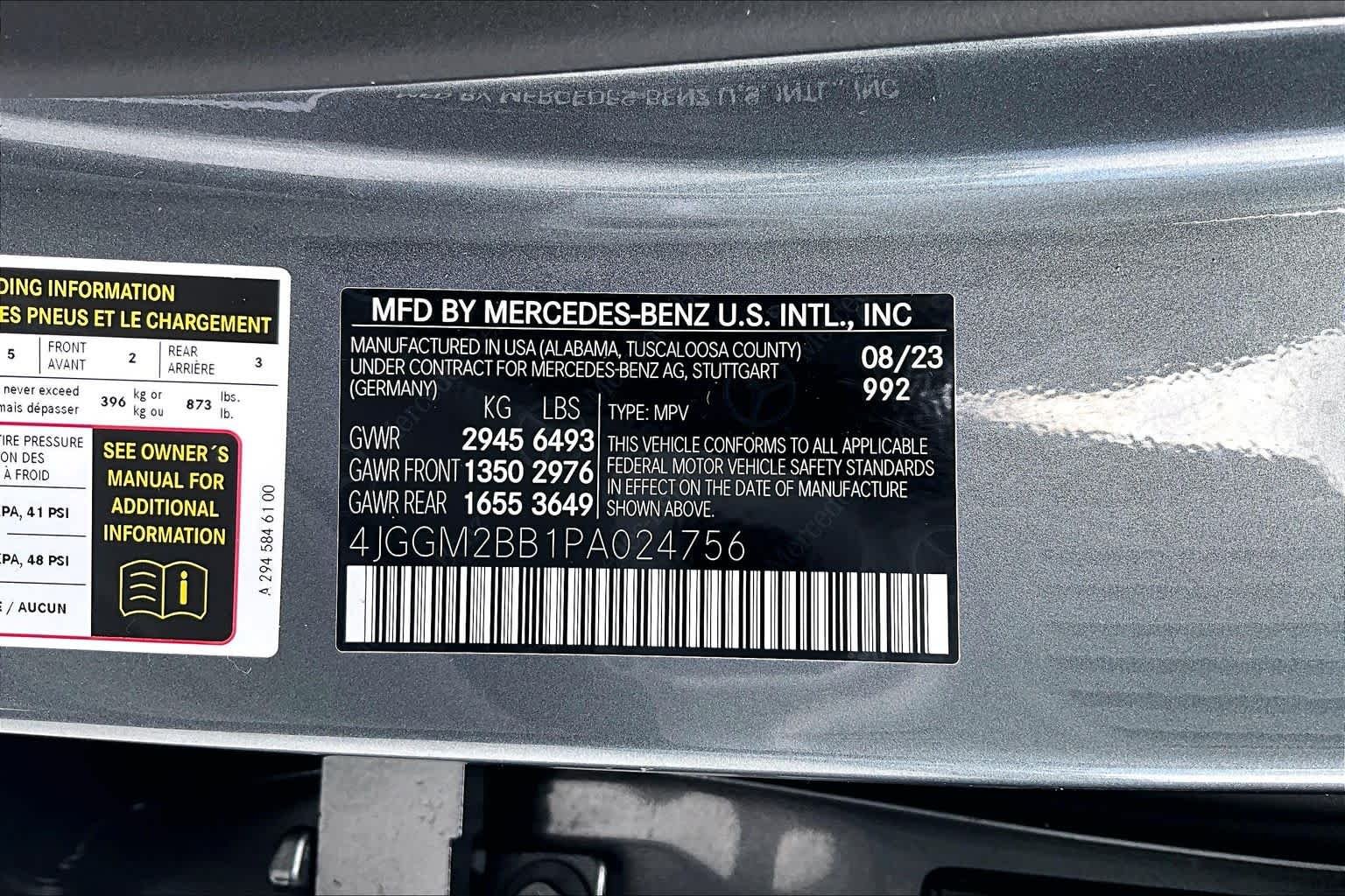 Certified Used 2023 Selenite Grey Metallic Mercedes-Benz EQE 350+ image 30