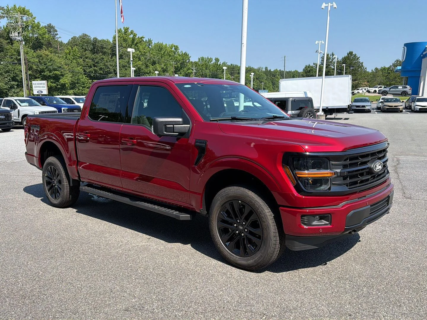 New 2026 Ruby Red Metallic Tinted Clearcoat Ford XLT image 11