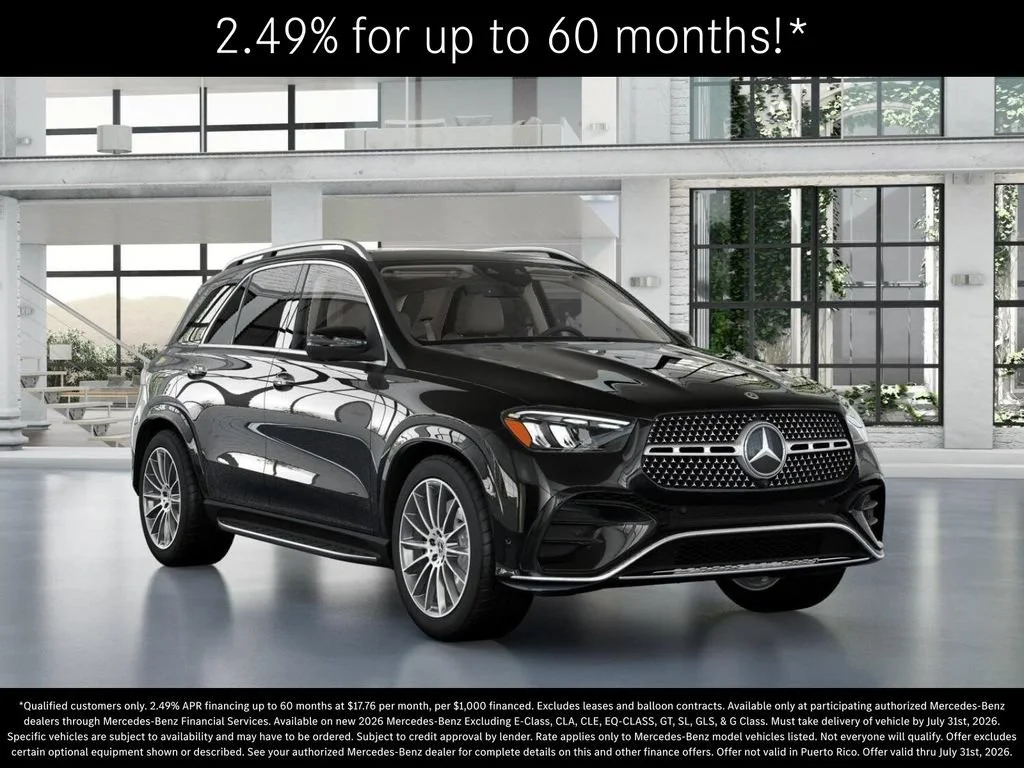 New 2026 Obsidian Black Metallic Mercedes-Benz GLE 450 image 52
