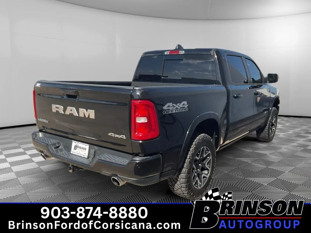 Used 2025 Diamond Black Crystal Pearlcoat Ram Laramie image 7