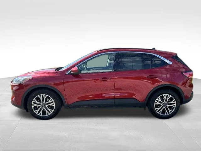 Used 2021 Red Ford SEL image 4