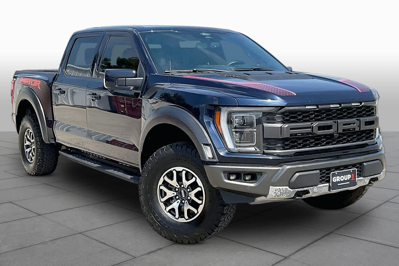 Used 2022 Antimatter Blue Ford Raptor image 3