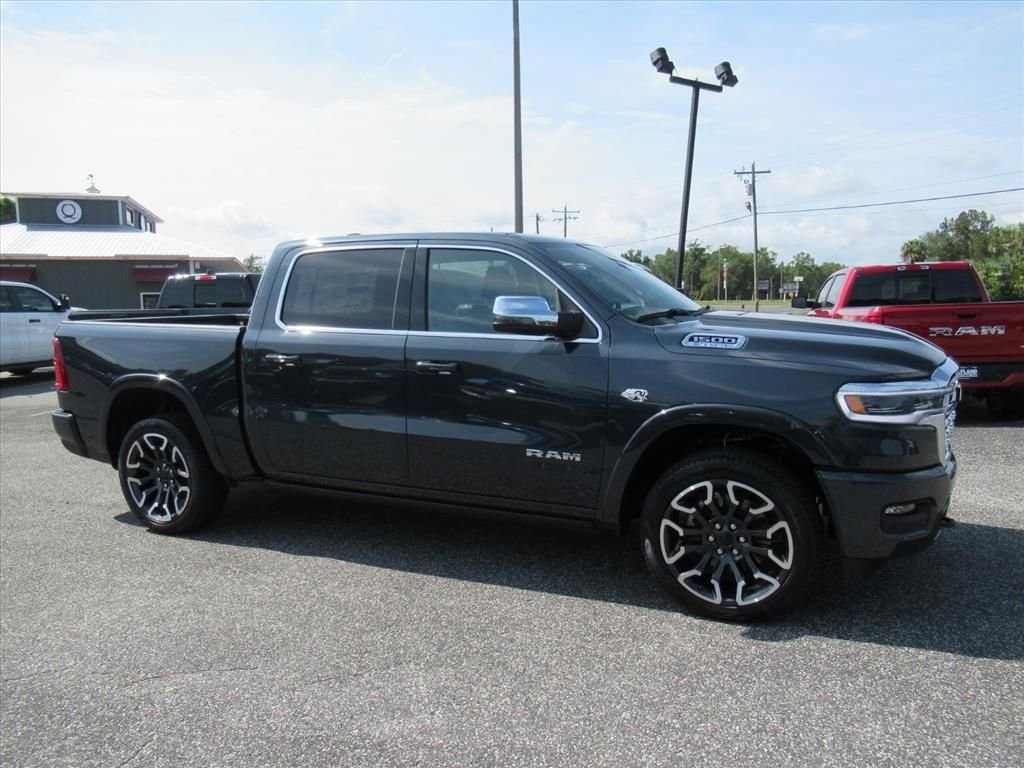 New 2026 Forged Blue Metallic Exterior Paint RAM Longhorn image 2