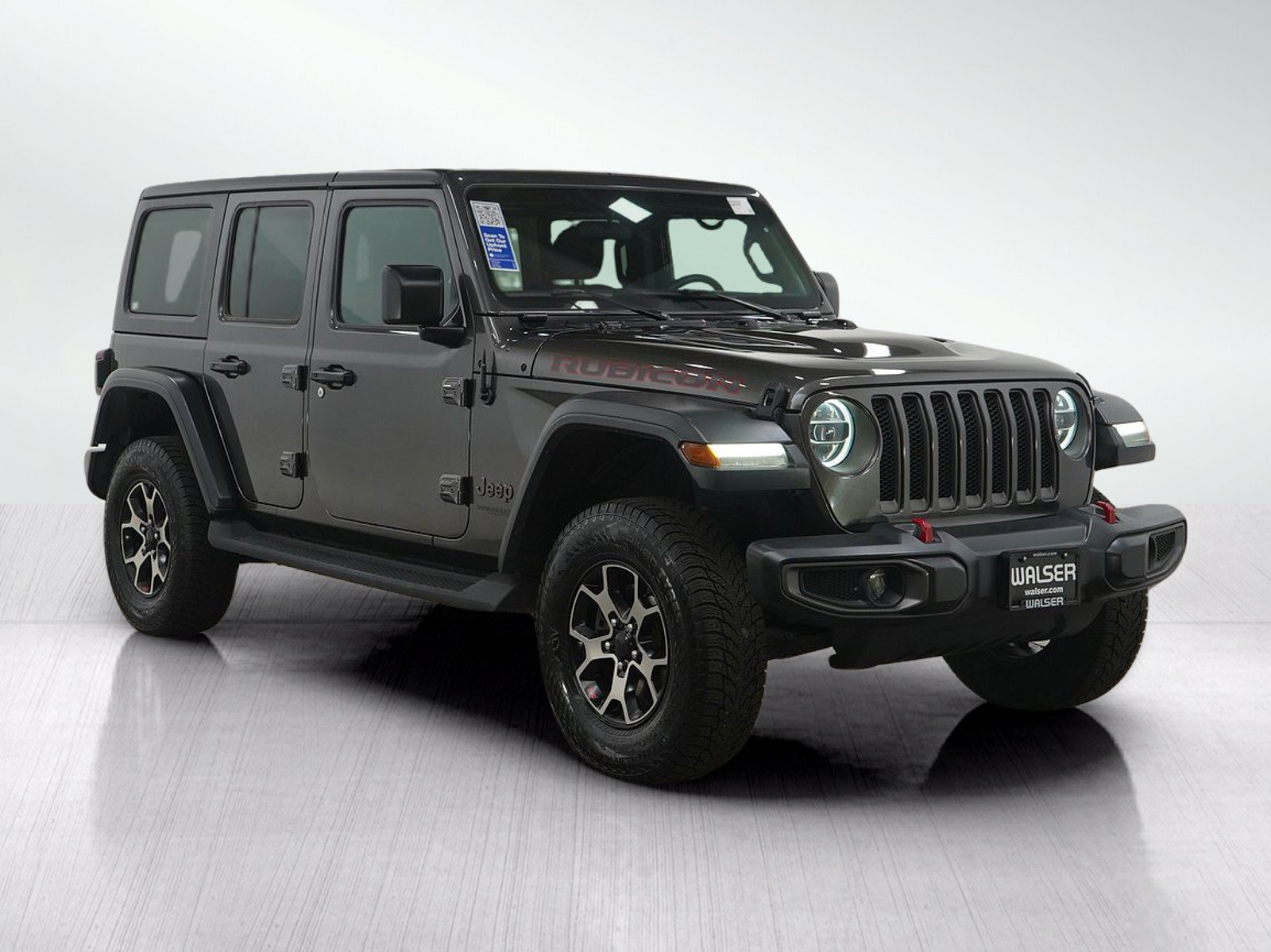 Used 2019 Granite Crystal Metallic Clearcoat Jeep Unlimited Rubicon image 7