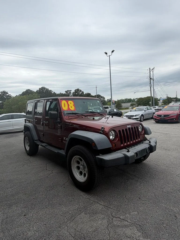 Used 2008 Red Jeep Unlimited X image 7