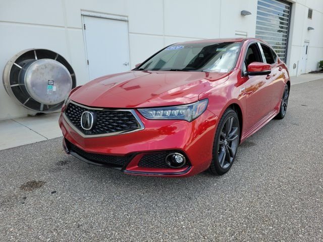Used 2020 Performance Red Pearl Acura 3.5L A-Spec Pkg image 3