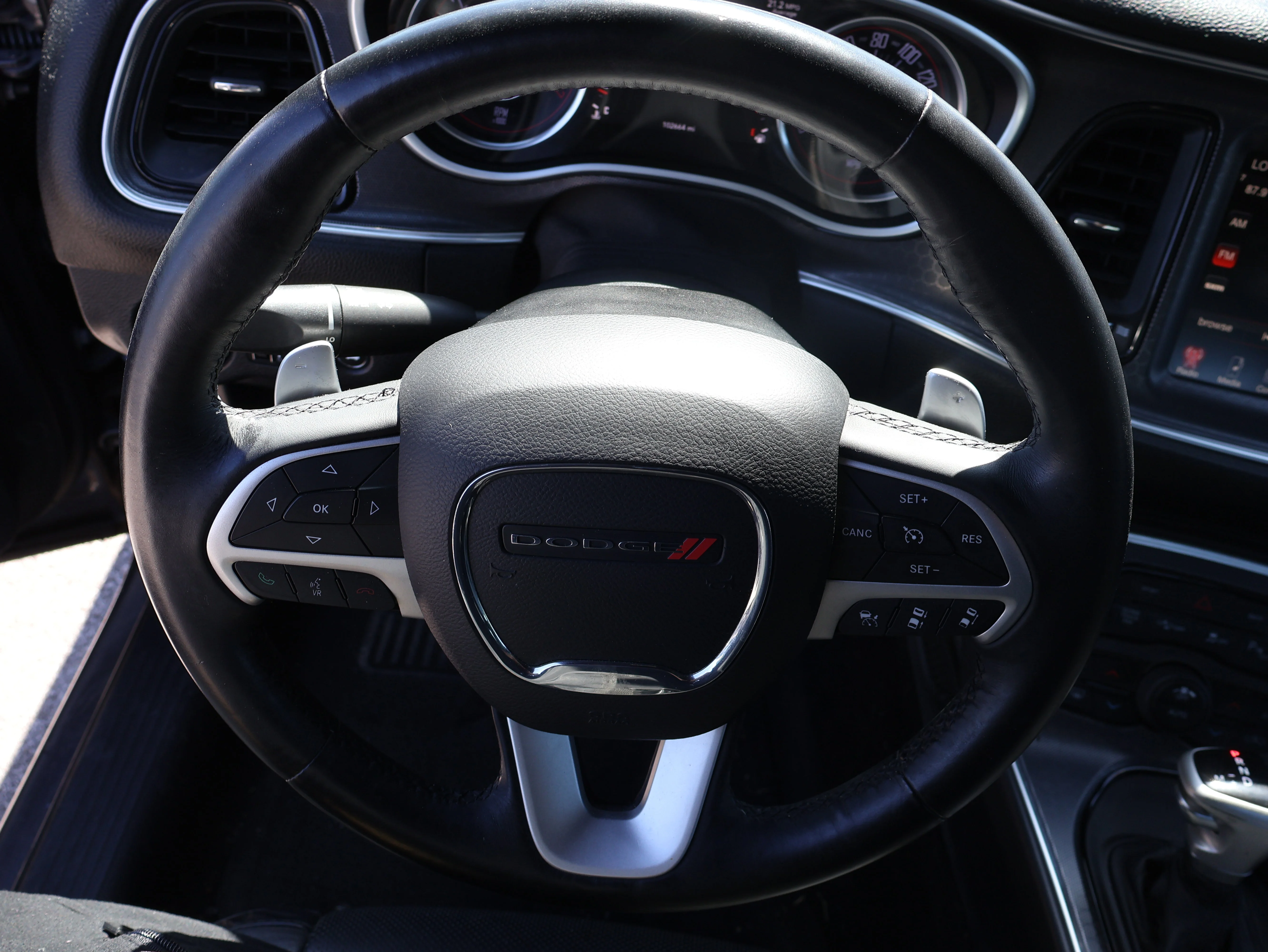 Used 2015 Granite Crystal Metallic Clearcoat Dodge SXT Plus image 28
