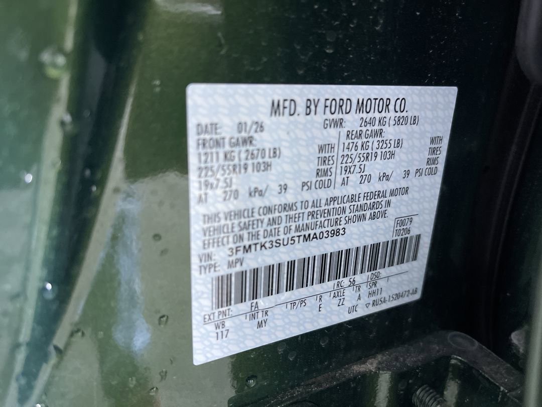 New 2026 Eruption Green Metallic Ford Premium image 12