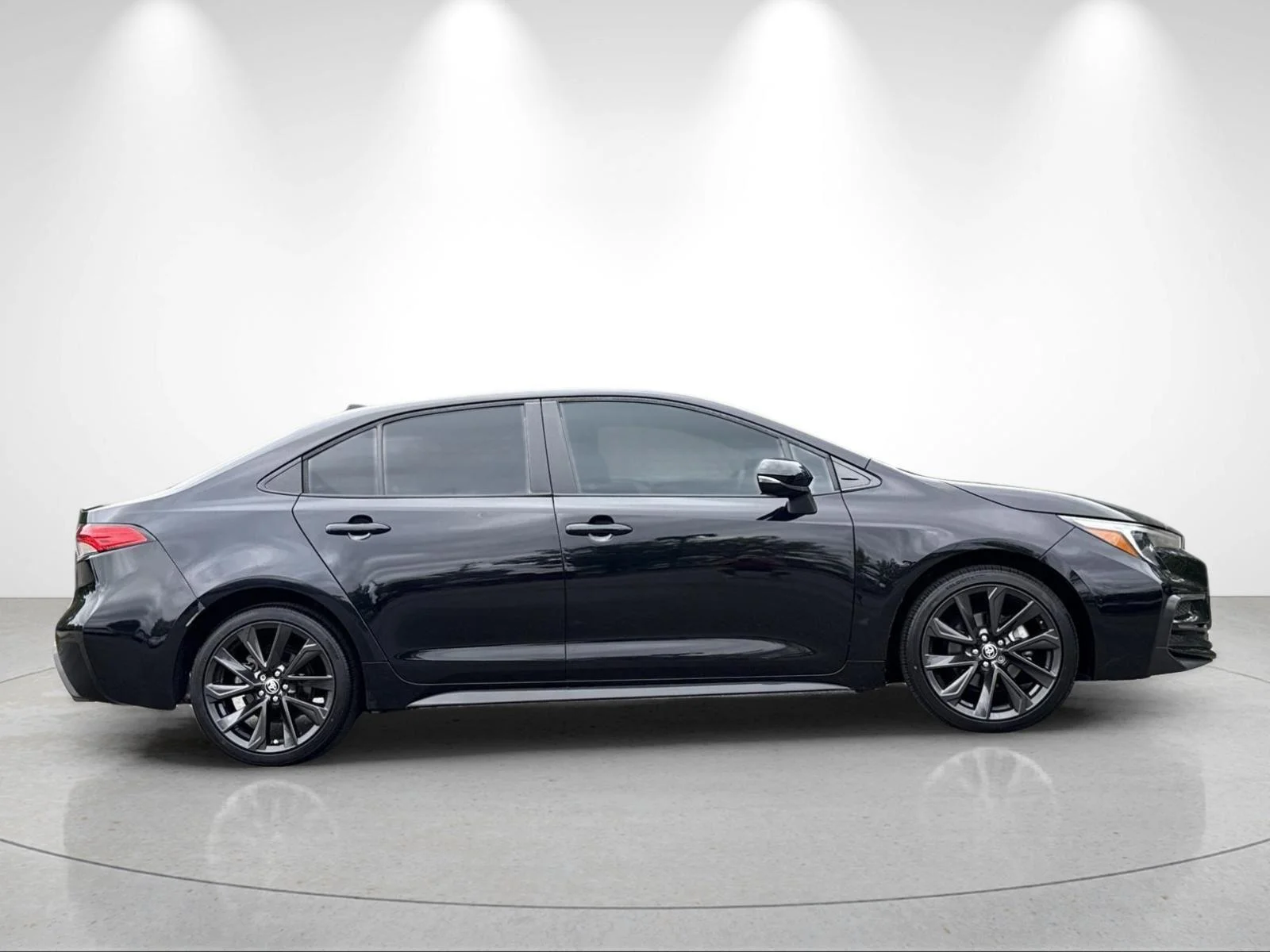 Used 2023 Midnight Black Metallic Toyota SE image 6