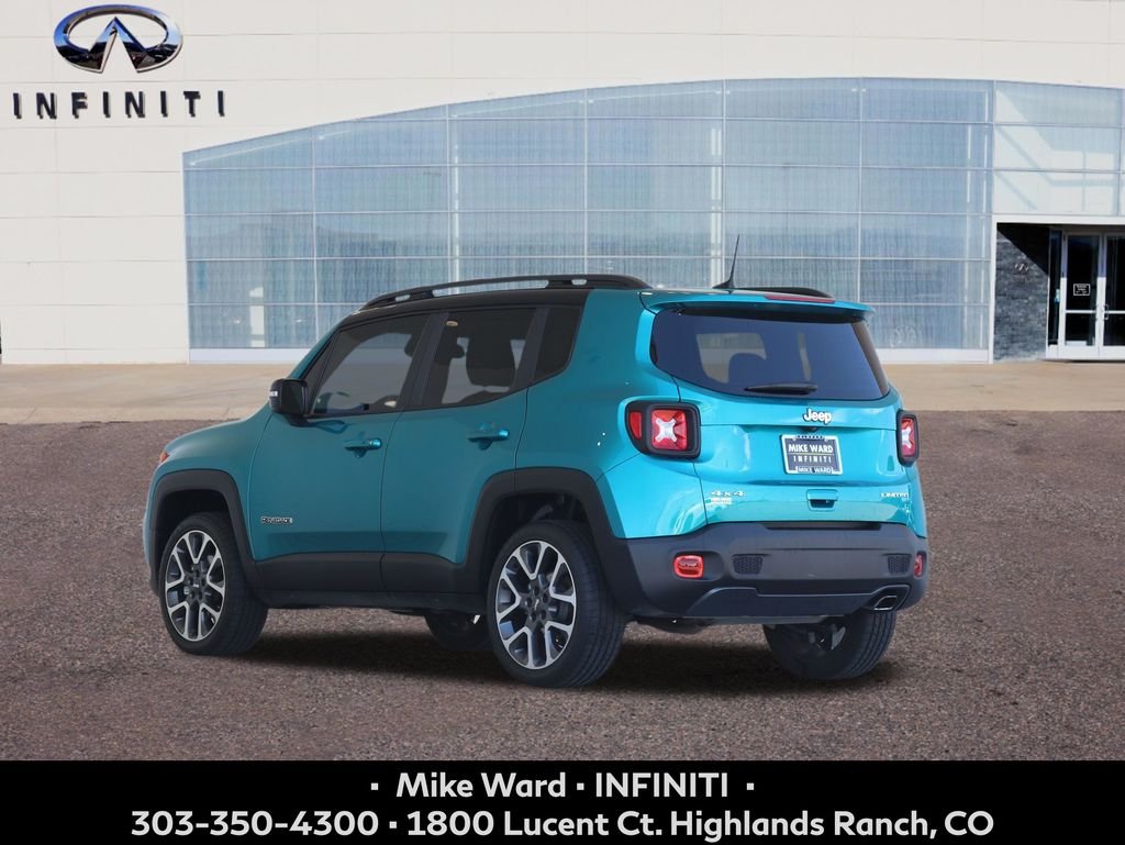 Used 2022 Teal Jeep Limited image 3