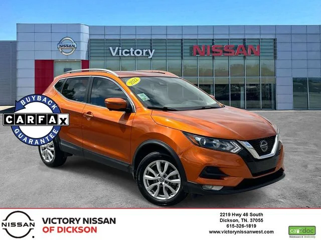 Used 2022 Orange Nissan SV image 1