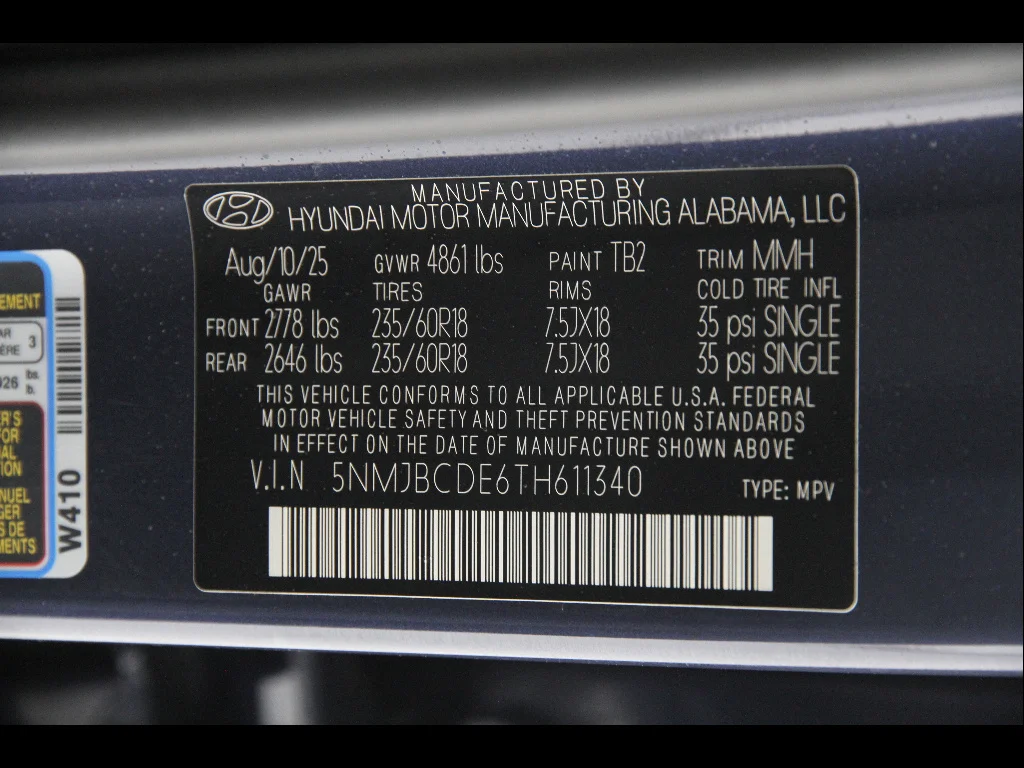 Certified Used 2026 Atlantis Blue Hyundai SEL image 24