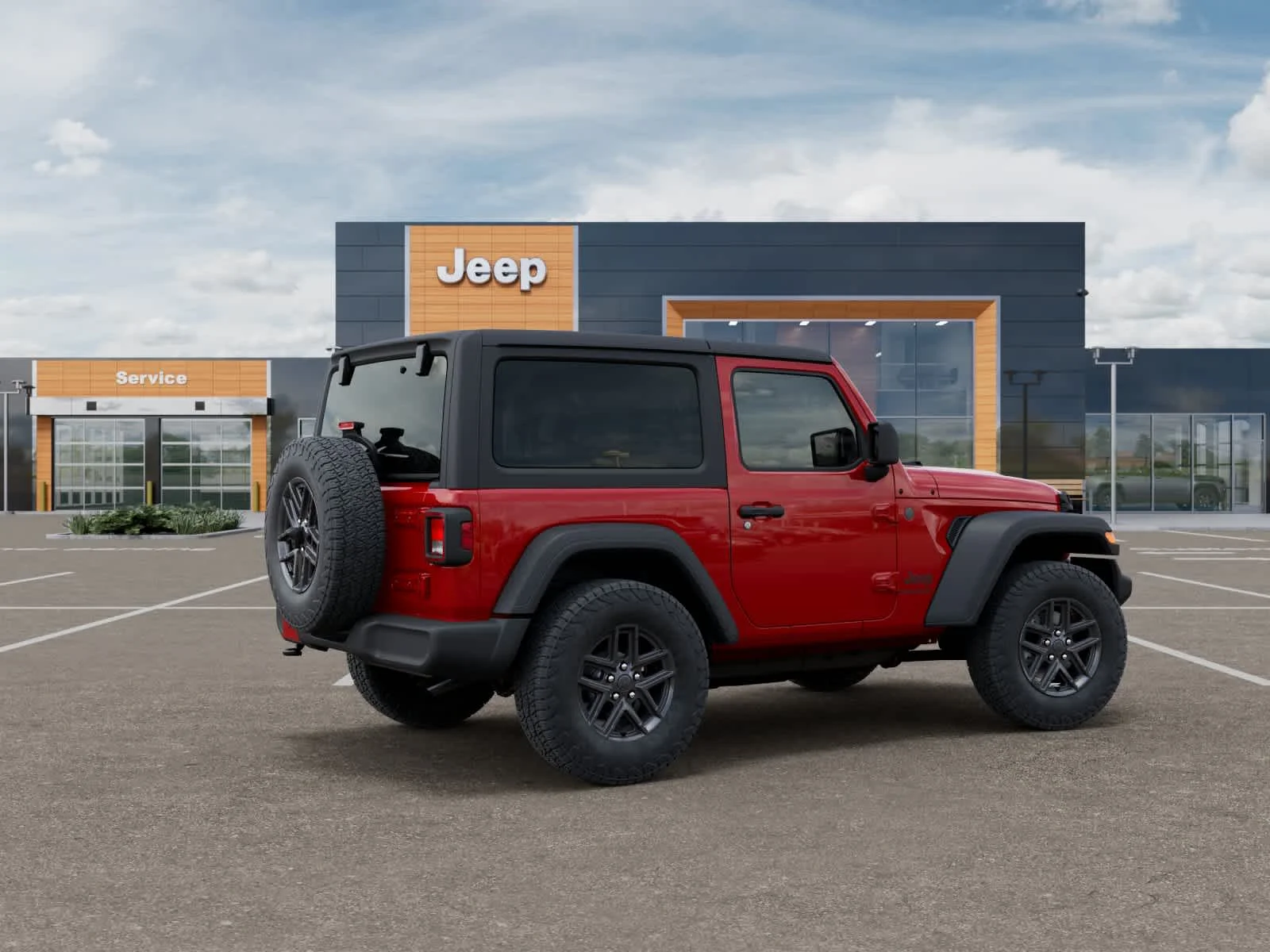 New 2026 Firecracker Red Clearcoat Jeep Sport S image 4