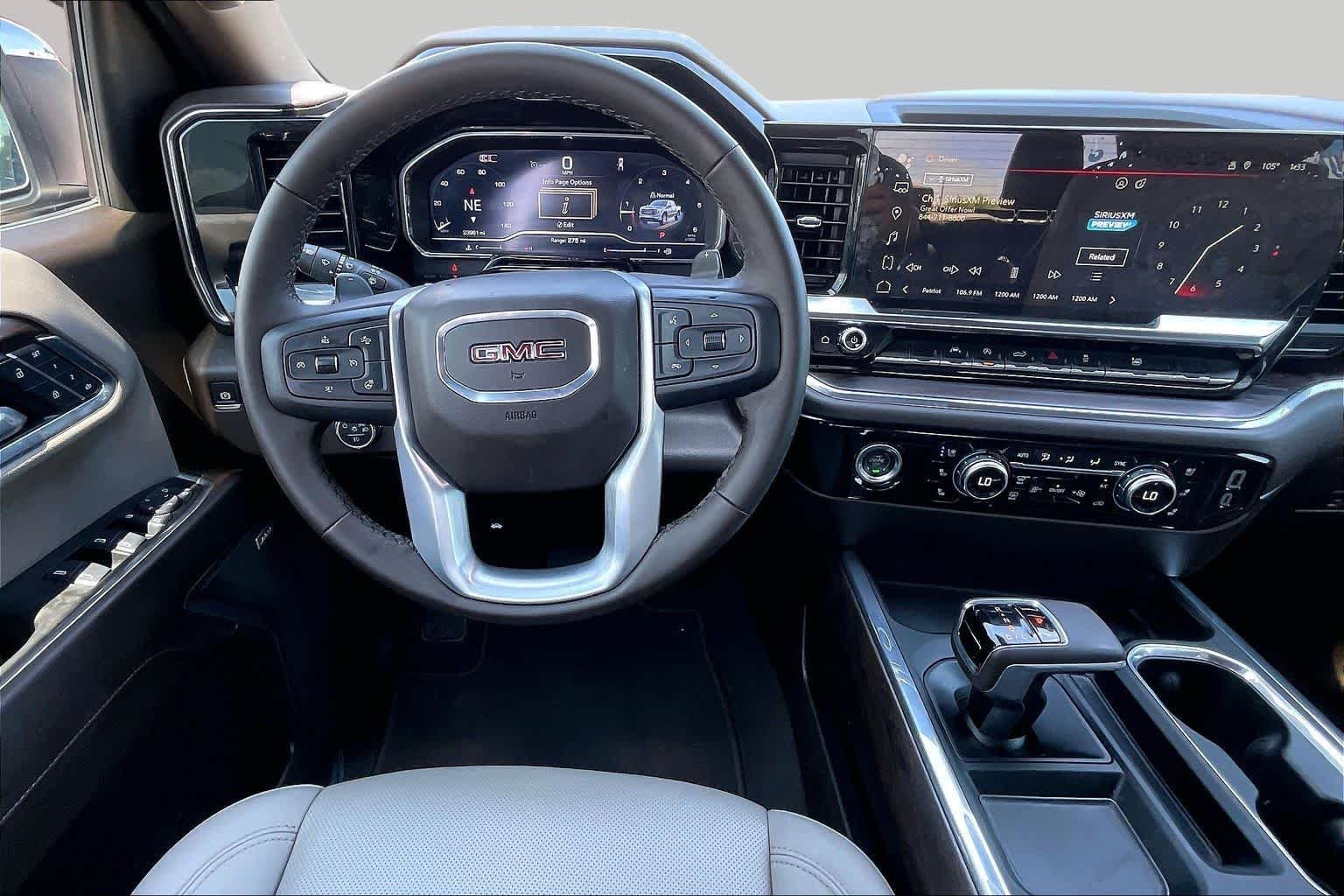 Used 2024 White Frost Tricoat GMC SLT image 6